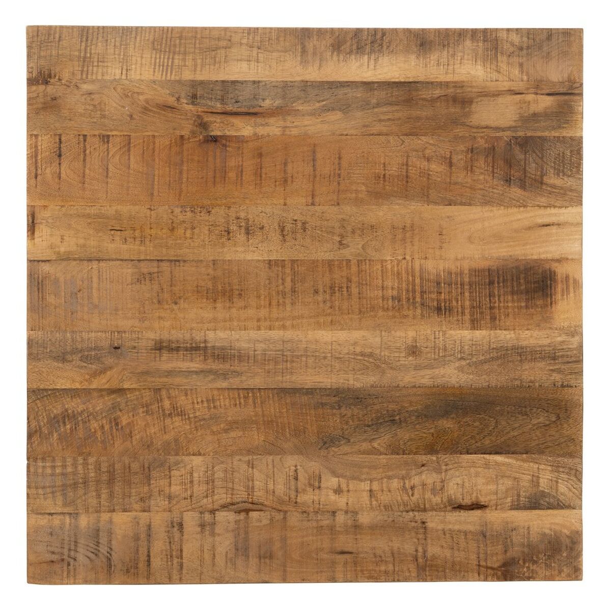 Table top Neliö Beige Mangopuu 80 x 80 x 3 cm